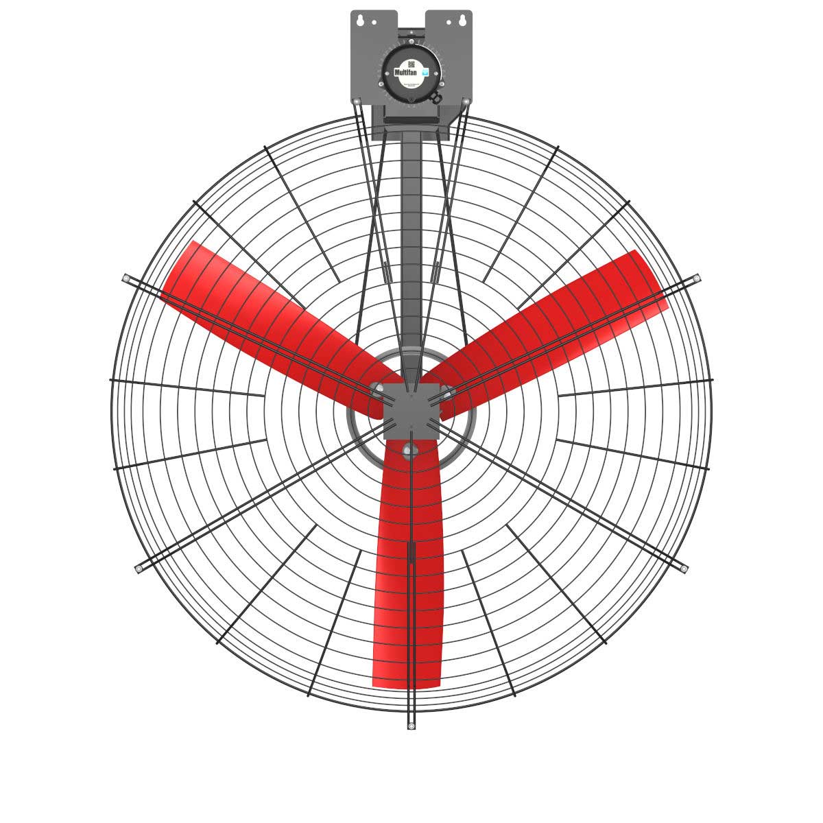 Multifan Basket Fan 130 cm Stallventilator 400 V – 40.100 m³/h Korbventilator für Pferdeställe und Reithallen